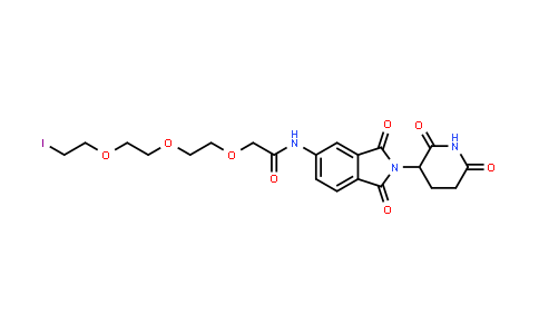 2599845-97-1 | N-[2-(2,6-dioxo-3-piperidyl)-1,3-dioxo-isoindolin-5-yl]-2-[2-[2-(2-iodoethoxy)ethoxy]ethoxy]acetamide