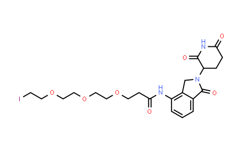 2260755-88-0 | N-[2-(2,6-dioxo-3-piperidyl)-1-oxo-isoindolin-4-yl]-3-[2-[2-(2-iodoethoxy)ethoxy]ethoxy]propanamide