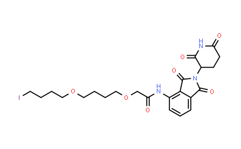 2231744-23-1 | N-[2-(2,6-dioxo-3-piperidyl)-1,3-dioxo-isoindolin-4-yl]-2-[4-(4-iodobutoxy)butoxy]acetamide