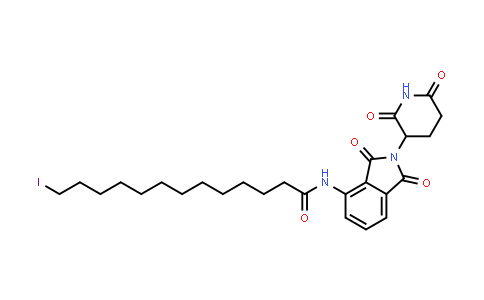 2703834-57-3 | N-[2-(2,6-dioxo-3-piperidyl)-1,3-dioxo-isoindolin-4-yl]-13-iodo-tridecanamide