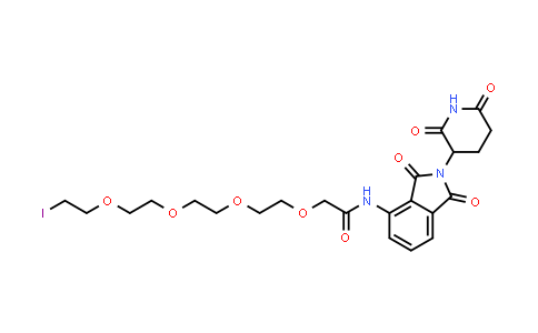 2392004-36-1 | N-[2-(2,6-dioxo-3-piperidyl)-1,3-dioxo-isoindolin-4-yl]-2-[2-[2-[2-(2-iodoethoxy)ethoxy]ethoxy]ethoxy]acetamide