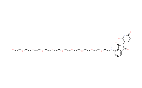 DY855426 | 2488761-04-0 | 2-(2,6-dioxo-3-piperidyl)-4-[2-[2-[2-[2-[2-[2-[2-[2-[2-(2-hydroxyethoxy)ethoxy]ethoxy]ethoxy]ethoxy]ethoxy]ethoxy]ethoxy]ethoxy]ethylamino]isoindoline-1,3-dione