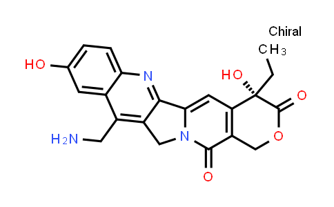 CAS No. 2839561-46-3, (19S)-10-(aminomethyl)-19-ethyl-7,19-dihydroxy-17-oxa-3,13-diazapentacyclo[11.8.0.0²¹¹.0⁴⁹.0¹⁵²º]henicosa-1(21),2,4,6,8,10,15(20)-heptaene-14,18-dione
