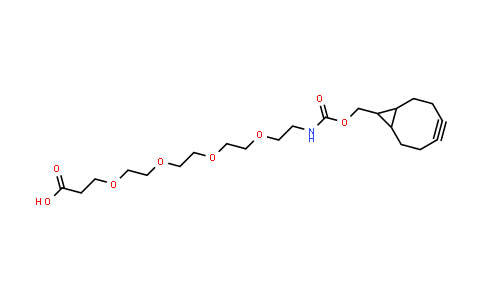 CAS No. 2226472-38-2, 3-[2-[2-[2-[2-(9-bicyclo[6.1.0]non-4-ynylmethoxycarbonylamino)ethoxy]ethoxy]ethoxy]ethoxy]propanoic acid