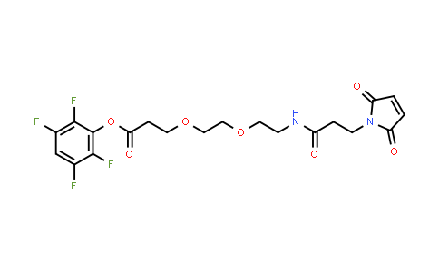 CAS No. 1431295-77-0, Poly(oxy-1,2-ethanediyl),α-[2-[[3-(2,5-dihydro-2,5-dioxo-1H-pyrrol-1-yl)-1-oxopropyl]amino]ethyl]-ω-[3-oxo-3-(2,3,5,6-tetrafluorophenoxy)propoxy]-