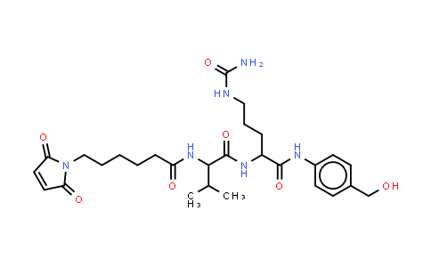 DY855644 | 2210262-25-0 | 6-(2,5-dioxopyrrol-1-yl)-N-[1-[[1-[[4-(hydroxymethyl)phenyl]carbamoyl]-4-ureido-butyl]carbamoyl]-2-methyl-propyl]hexanamide