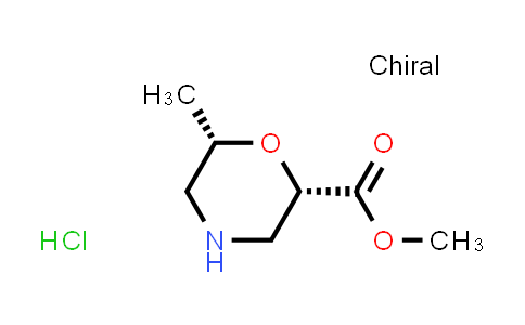 1969287-69-1 | methyl (2S,6S)-6-methylmorpholine-2-carboxylate;hydrochloride