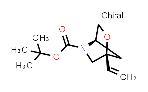 DY855941 | 2891581-83-0 | tert-butyl (1S,4R)-1-vinyl-2-oxa-5-azabicyclo[2.2.1]heptane-5-carboxylate