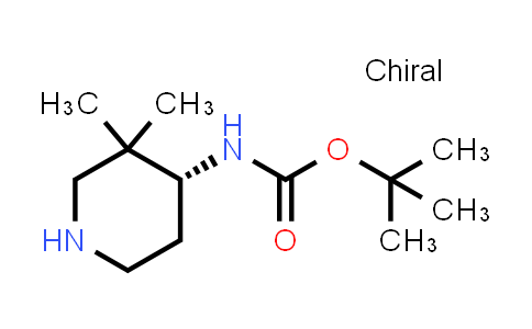 2270947-76-5 | 叔-丁基 N-[(4R)-3,3-二甲基哌啶-4-基]氨基甲酯