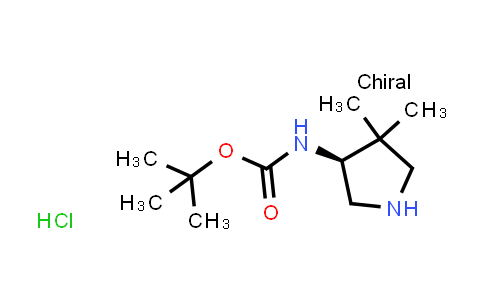 2097061-00-0 | tert-butyl N-[(3S)-4,4-dimethylpyrrolidin-3-yl]carbamate;hydrochloride