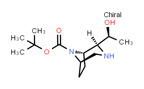 2820537-22-0 | tert-butyl (1S,2S,5R)-2-[(1S)-1-hydroxyethyl]-3,8-diazabicyclo[3.2.1]octane-8-carboxylate
