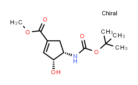 329910-37-4 | methyl (3R,4S)-4-(tert-butoxycarbonylamino)-3-hydroxy-cyclopentene-1-carboxylate
