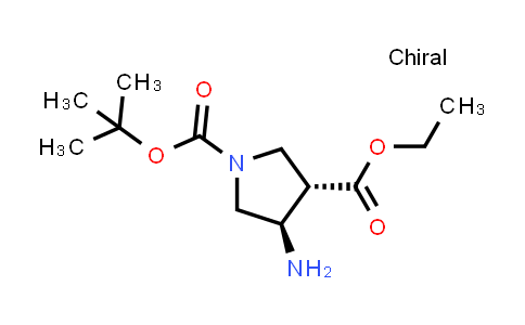 955422-25-0 | O1-tert-butyl O3-ethyl (3S,4R)-4-aminopyrrolidine-1,3-dicarboxylate