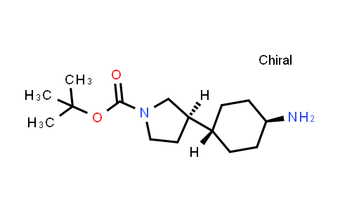 DY856074 | 2891581-51-2 | tert-butyl (3R)-3-(trans-4-aminocyclohexyl)pyrrolidine-1-carboxylate