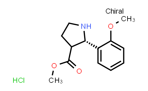 MC856080 | 2940933-81-1 | methyl (2S)-2-(2-methoxyphenyl)pyrrolidine-3-carboxylate;hydrochloride