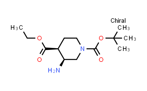 CAS No. 1006891-30-0, O1-tert-butyl O4-ethyl (3S,4S)-3-aminopiperidine-1,4-dicarboxylate