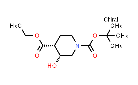 206111-36-6 | O1-tert-butyl O4-ethyl (+)-(3R,4R)-3-hydroxypiperidine-1,4-dicarboxylate