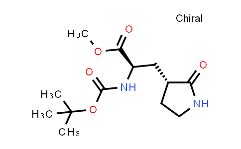 2768834-14-4 | methyl (2R)-2-(tert-butoxycarbonylamino)-3-[(3R)-2-oxopyrrolidin-3-yl]propanoate