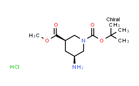 2920205-91-8 | O1-tert-butyl O3-methyl (3R,5S)-5-aminopiperidine-1,3-dicarboxylate;hydrochloride