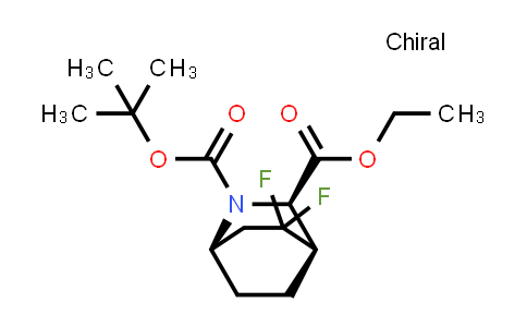 2380351-70-0 | O2-tert-butyl O3-ethyl (1R,3R,4R)-5,5-difluoro-2-azabicyclo[2.2.2]octane-2,3-dicarboxylate
