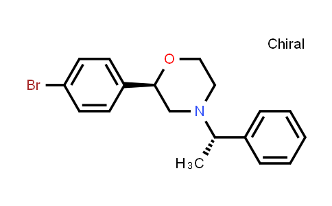 MC856157 | 920802-43-3 | (2R)-2-(4-bromophenyl)-4-[(1S)-1-phenylethyl]morpholine