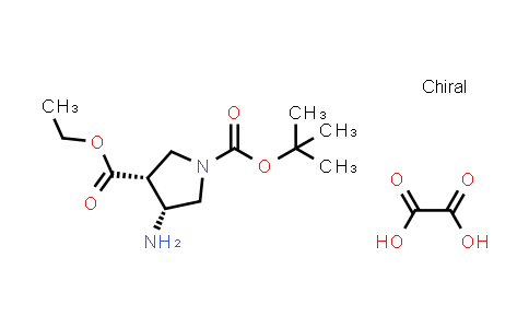 2922439-55-0 | O1-tert-butyl O3-ethyl (3R,4R)-4-aminopyrrolidine-1,3-dicarboxylate;oxalic acid
