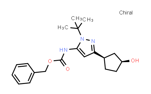 2460255-81-4 | benzyl N-[2-tert-butyl-5-[(1R,3S)-3-hydroxycyclopentyl]pyrazol-3-yl]carbamate