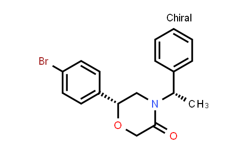920801-93-0 | (6R)-6-(4-bromophenyl)-4-[(1S)-1-phenylethyl]morpholin-3-one