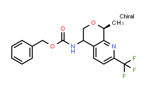 2918778-07-9 | benzyl N-[(8S)-8-methyl-2-(trifluoromethyl)-6,8-dihydro-5H-pyrano[3,4-b]pyridin-5-yl]carbamate
