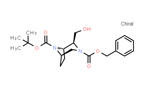 MC856180 | 2916865-92-2 | O3-benzyl O8-tert-butyl (1S,2S,5R)-2-(hydroxymethyl)-3,8-diazabicyclo[3.2.1]octane-3,8-dicarboxylate