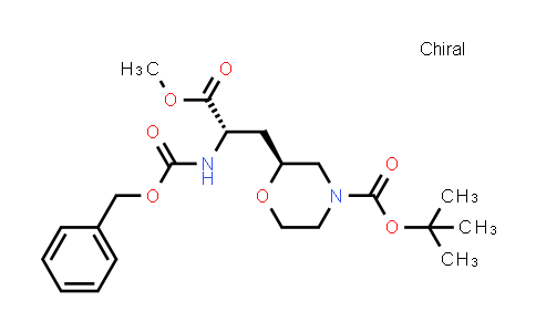 MC856195 | 2641824-60-2 | tert-butyl (2S)-2-[(2S)-2-(benzyloxycarbonylamino)-3-methoxy-3-oxo-propyl]morpholine-4-carboxylate