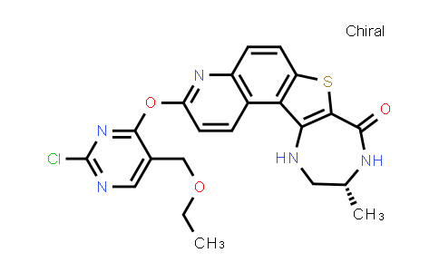 1887069-10-4 | (15R)-5-[2-chloro-5-(ethoxymethyl)pyrimidin-4-yl]oxy-15-methyl-11-thia-6,14,17-triazatetracyclo[8.8.0²⁷.0¹²¹⁸]octadeca-1(10),2(7),3,5,8,12(18)-hexaen-13-one