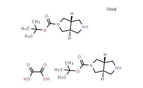 1949805-91-7 | tert-butyl (3aS,6aS)-2,3,3a,4,6,6a-hexahydro-1H-pyrrolo[3,4-c]pyrrole-5-carboxylate;hemi(oxalic acid)