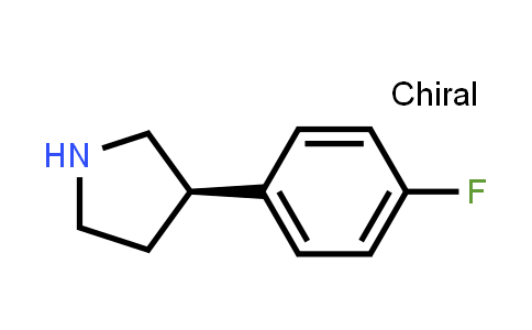 CAS No. 1048703-18-9, (3R)-3-(4-fluorophenyl)pyrrolidine