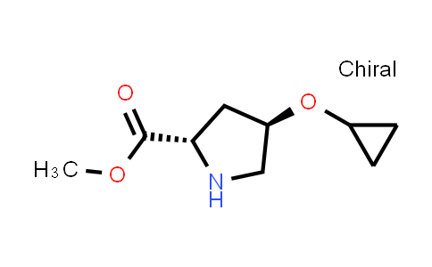 1639480-47-9 | methyl (2S,4R)-4-cyclopropoxypyrrolidine-2-carboxylate