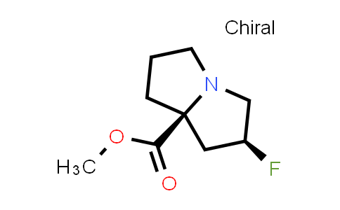 MC856427 | 2838077-04-4 | methyl (2S,8S)-2-fluoro-1,2,3,5,6,7-hexahydropyrrolizine-8-carboxylate