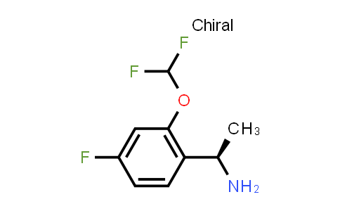 1344954-03-5 | Benzenemethanamine, 2-(difluoromethoxy)-4-fluoro-α-methyl-, (αR)-(1R)-1-[2-(difluoromethoxy)-4-fluorophenyl]ethan-1-amine
