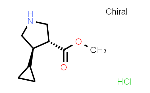 MC856534 | 2306246-91-1 | methyl (3R,4R)-4-cyclopropylpyrrolidine-3-carboxylate;hydrochloride
