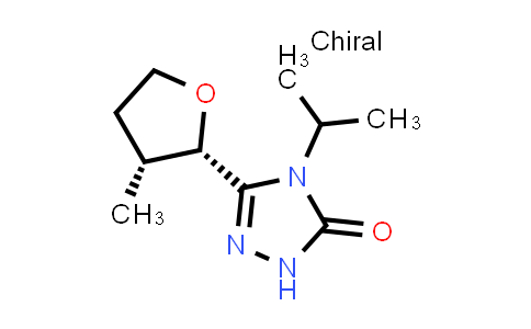 CAS No. 1807921-04-5, 3-[(2S,3R)-3-methyloxolan-2-yl]-4-(propan-2-yl)-4,5-dihydro-1H-1,2,4-triazol-5-one
