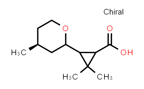 DY856562 | 1604687-25-3 | 2,2-dimethyl-3-[(4S)-4-methyloxan-2-yl]cyclopropane-1-carboxylic acid