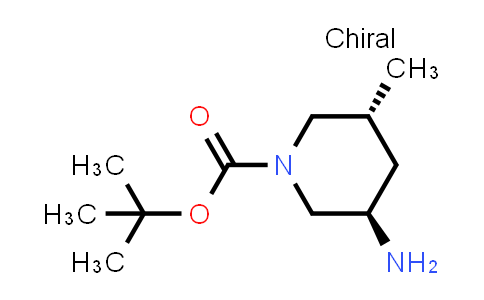 CAS No. 1932333-90-8, tert-butyl (3R,5R)-3-amino-5-methylpiperidine-1-carboxylate