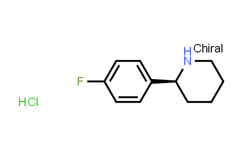 CAS No. 1391431-07-4, (2S)-2-(4-fluorophenyl)piperidine hydrochloride