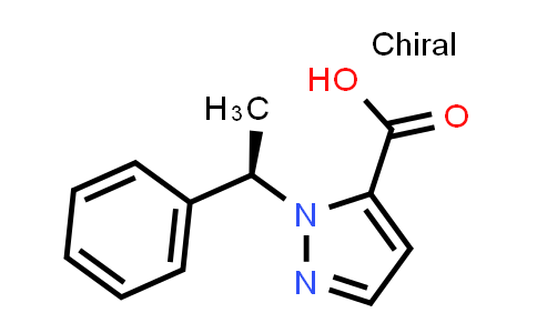 CAS No. 2425818-90-0, 2-[(1R)-1-phenylethyl]pyrazole-3-carboxylic acid