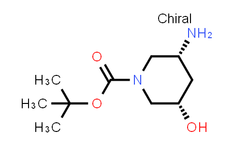 CAS No. 1932513-59-1, tert-butyl (3R,5S)-3-amino-5-hydroxy-piperidine-1-carboxylate