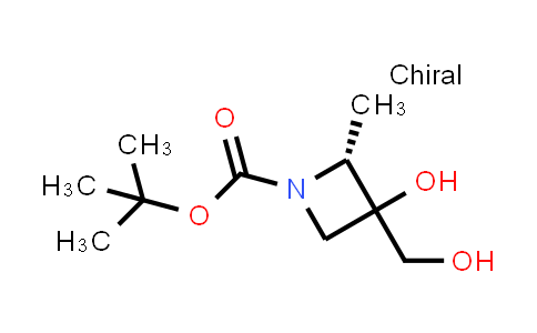 CAS No. 2920319-85-1, tert-butyl (2R)-3-hydroxy-3-(hydroxymethyl)-2-methyl-azetidine-1-carboxylate