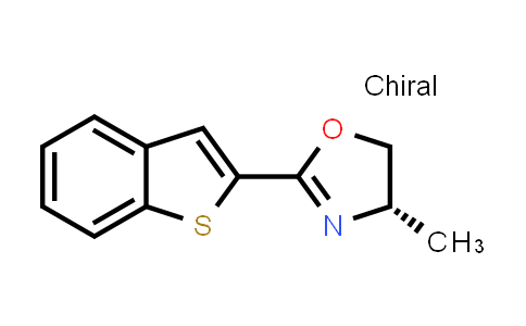 DY856605 | 2828439-74-1 | (4S)-2-(1-benzothiophen-2-yl)-4-methyl-4,5-dihydro-1,3-oxazole