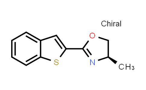 CAS No. 2828439-75-2, (4R)-2-(1-benzothiophen-2-yl)-4-methyl-4,5-dihydro-1,3-oxazole