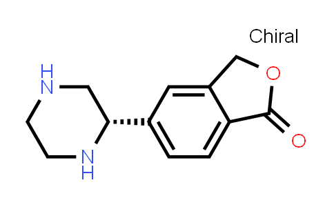 CAS No. 1213975-76-8, 5-[(2S)-piperazin-2-yl]-3H-isobenzofuran-1-one