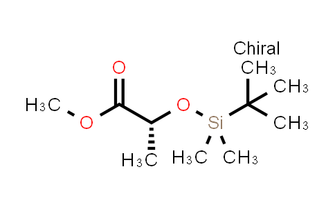 CAS No. 171230-81-2, methyl (2R)-2-[(tert-butyldimethylsilyl)oxy]propanoate