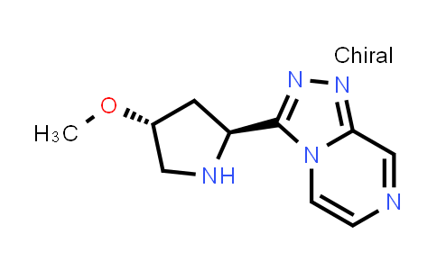 CAS No. 1955474-36-8, (2S,4R)-4-methoxy-2-{[1,2,4]triazolo[4,3-a]pyrazin-3-yl}pyrrolidine